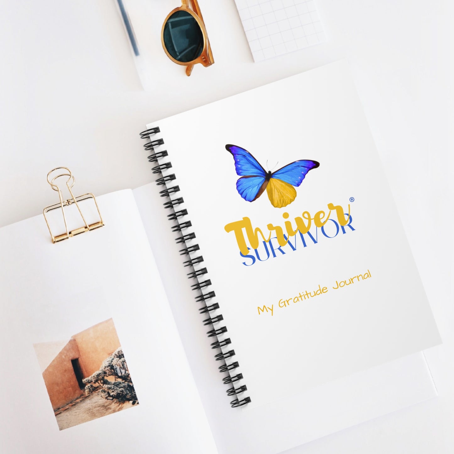 Gratitude Journal Notebook - Thriver Survivor, Motivational Journal, Recovery Gift, Self-Improvement, Cancer patient gift, survivor gift, thoughtful gift