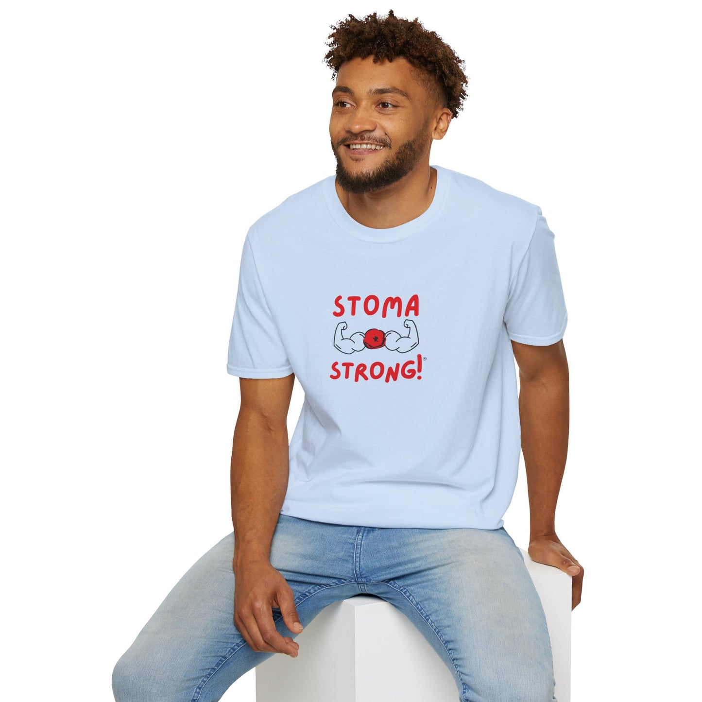 Ostomies Save Lives Softstyle T-Shirt - Stoma Strong, Encourage Ostomates Soft White T-Shirt