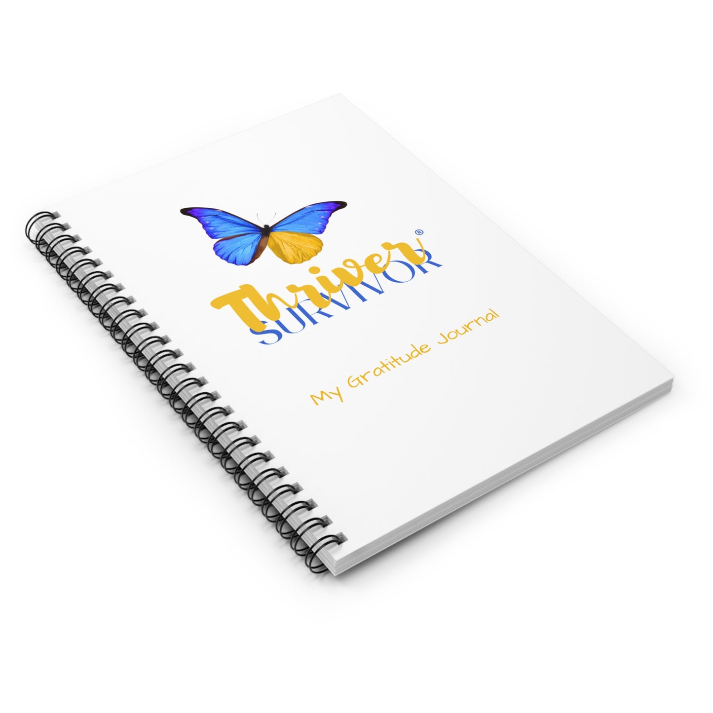 Gratitude Journal Notebook - Thriver Survivor, Motivational Journal, Recovery Gift, Self-Improvement, Cancer patient gift, survivor gift, thoughtful gift