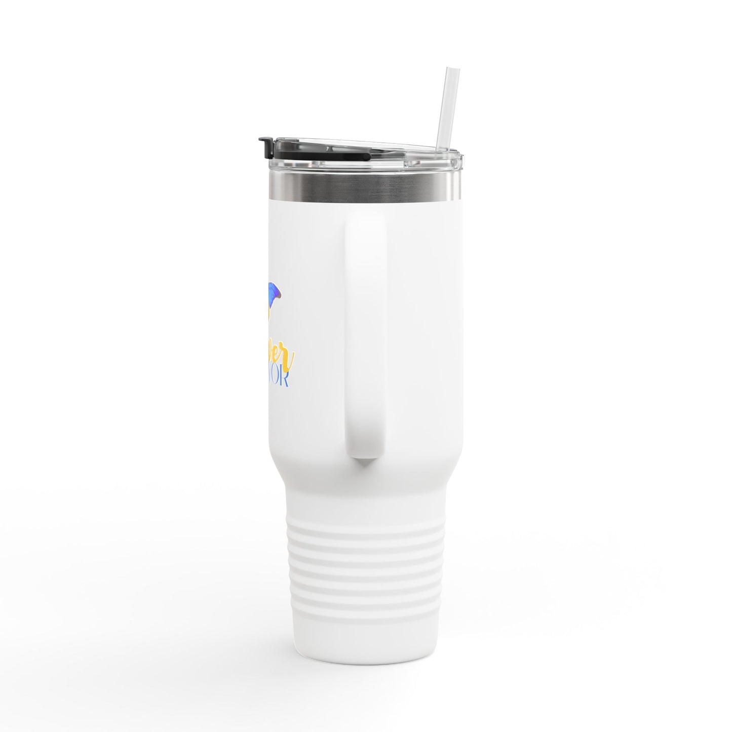 Thriver Survivor Insulated Travel Mug, 40oz - Perfect Gift for Cancer Warriors and Anyone Who's Survived Adversity