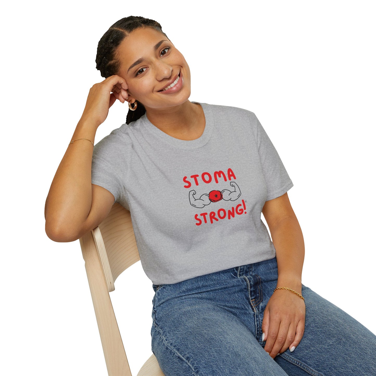 Ostomies Save Lives Softstyle T-Shirt - Stoma Strong, Encourage Ostomates Soft White T-Shirt
