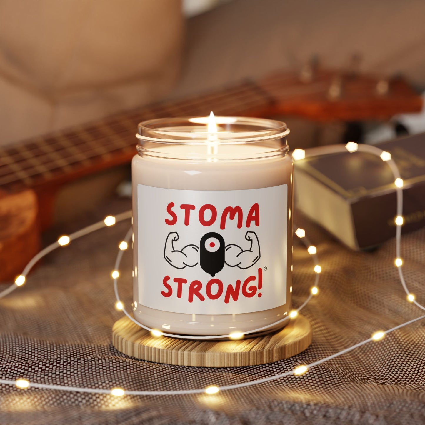 Stoma Strong Soy Candle - 9oz Scented Support Candle (Stoma Strong!)