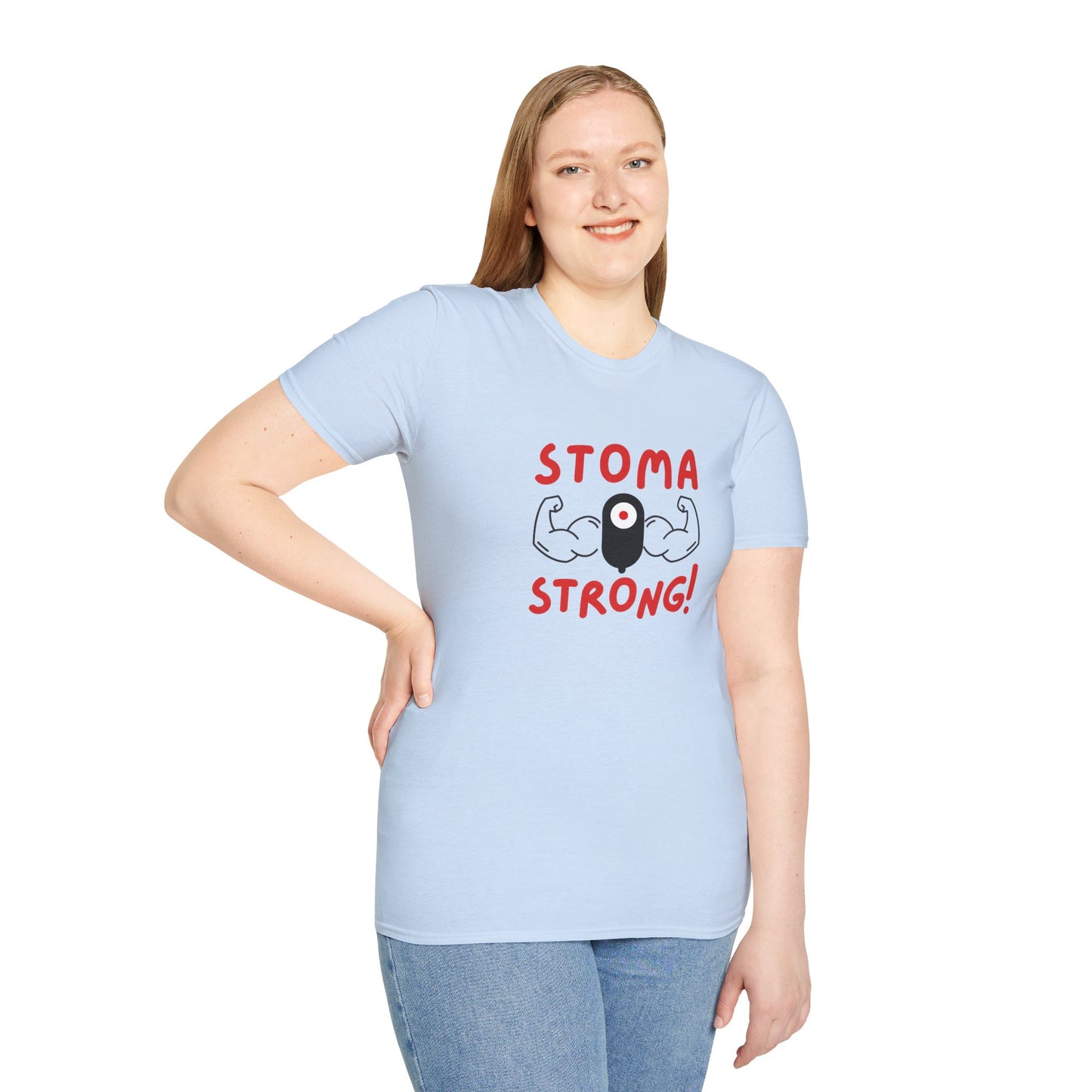Ostomies Save Lives Softstyle T-Shirt - Stoma Strong, Encourage Ostomates Soft White T-Shirt