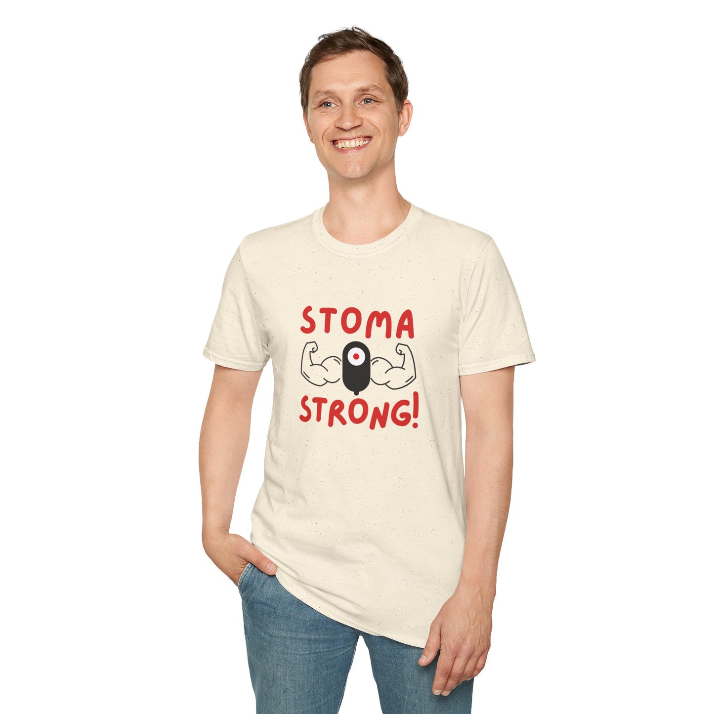 Ostomies Save Lives Softstyle T-Shirt - Stoma Strong, Encourage Ostomates Soft White T-Shirt