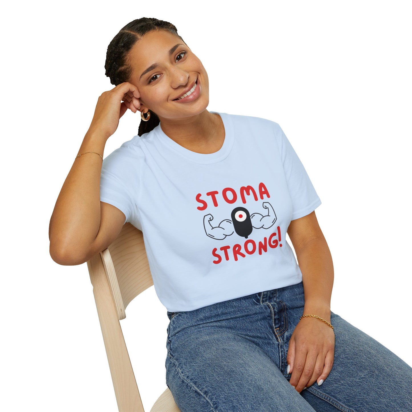 Ostomies Save Lives Softstyle T-Shirt - Stoma Strong, Encourage Ostomates Soft White T-Shirt