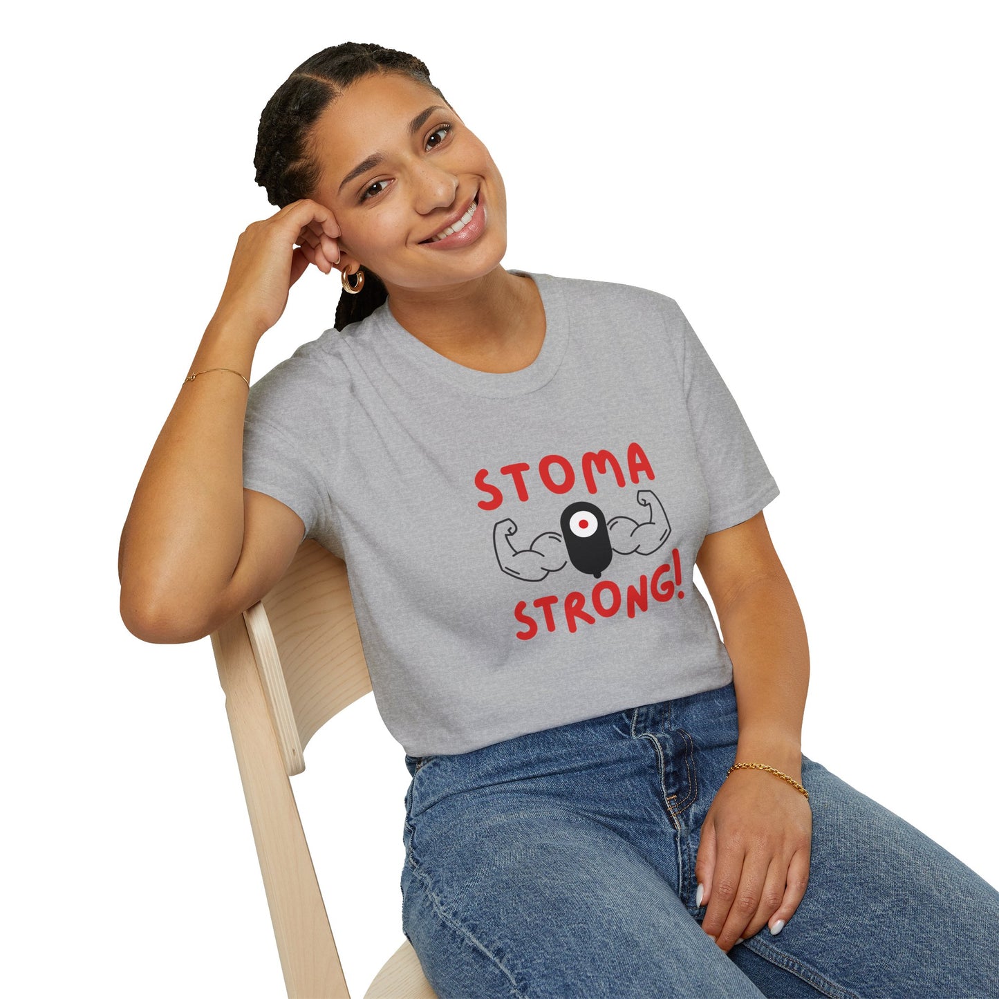 Ostomies Save Lives Softstyle T-Shirt - Stoma Strong, Encourage Ostomates Soft White T-Shirt