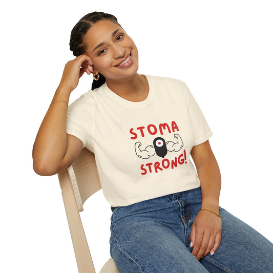Ostomies Save Lives Softstyle T-Shirt - Stoma Strong, Encourage Ostomates Soft White T-Shirt