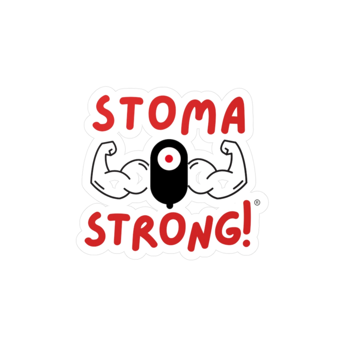 Stoma Strong Vinyl Decals - Empowering Stickers for Ostomates, People Living with Ostomies