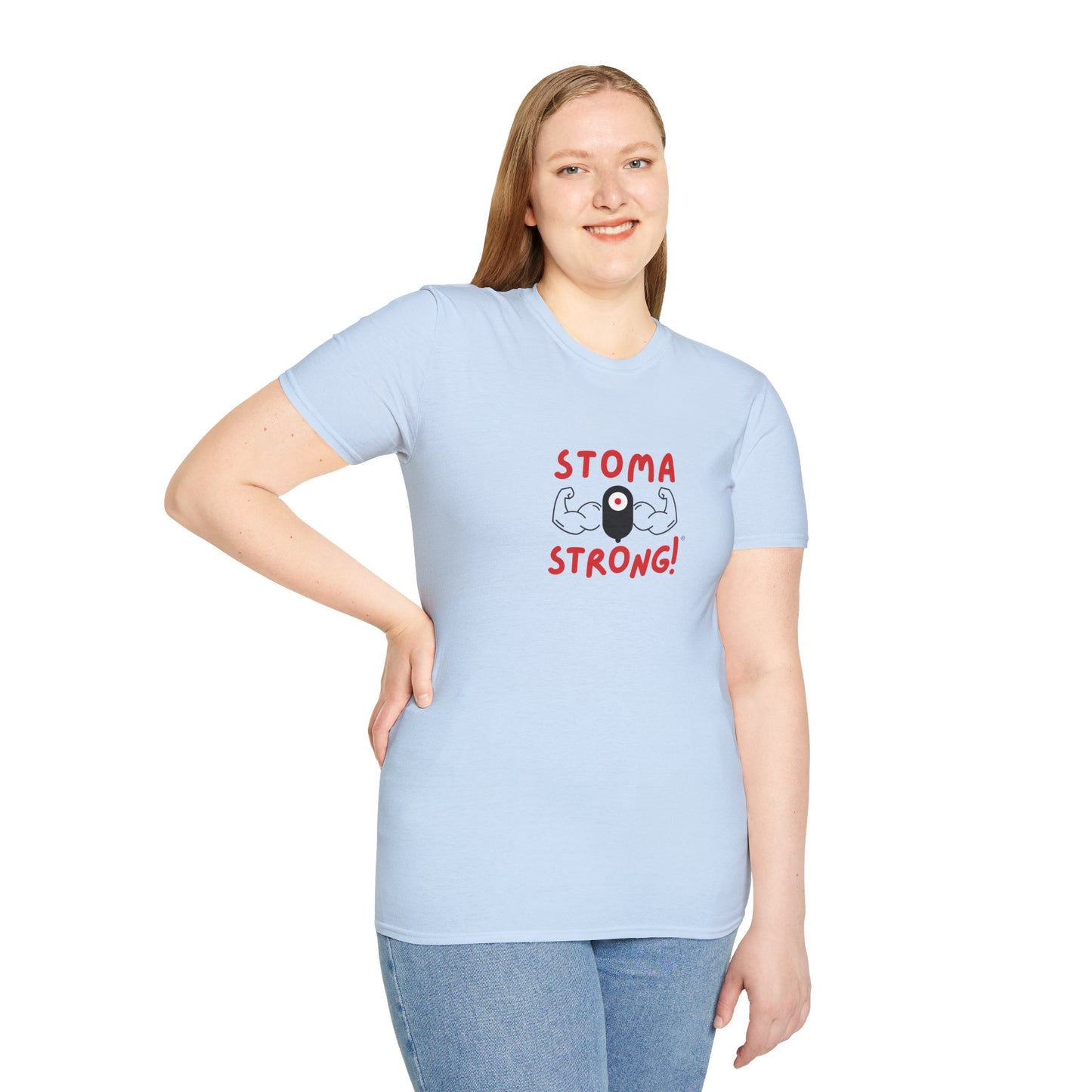 Ostomies Save Lives Softstyle T-Shirt - Stoma Strong! Encourage Ostomates Soft White T-Shirt