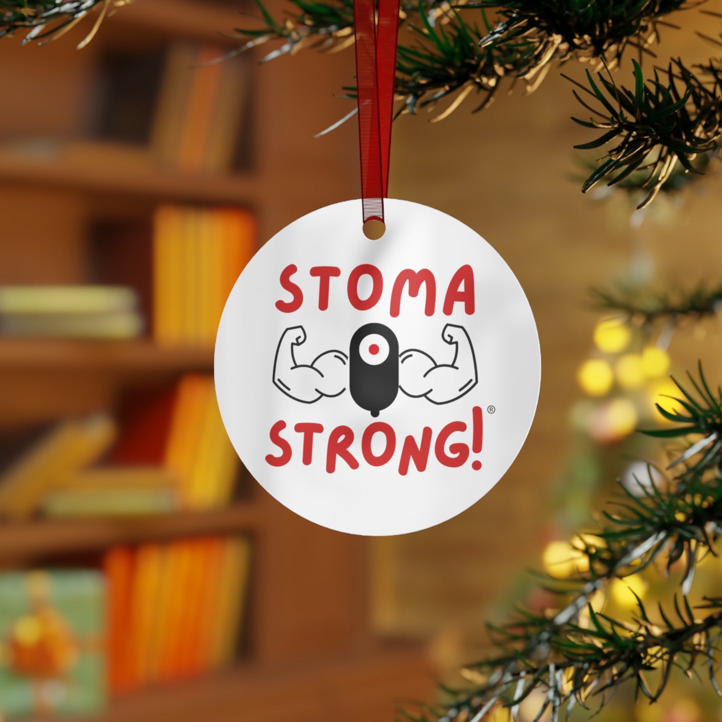 Metal Ornament - StomaStrong Ostomy Pride Decoration