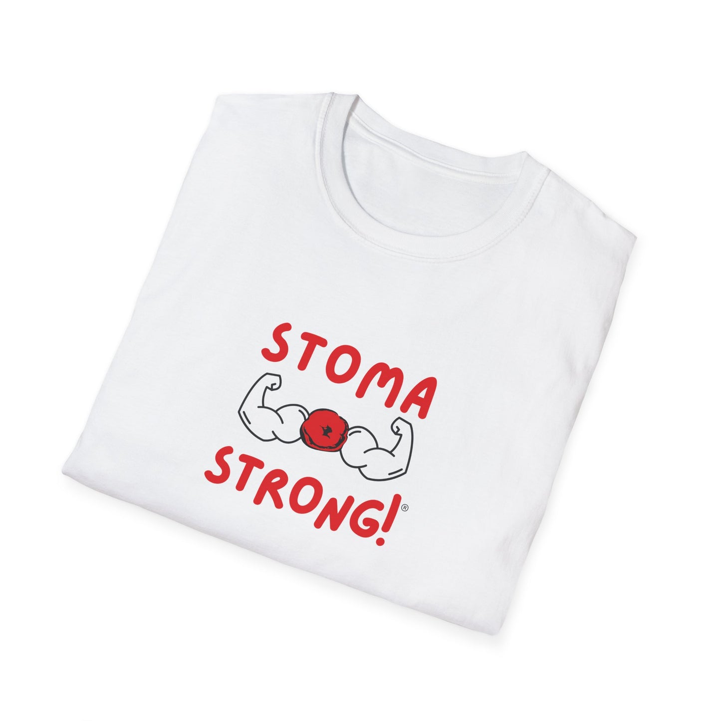 Ostomies Save Lives Softstyle T-Shirt - Stoma Strong, Encourage Ostomates Soft White T-Shirt