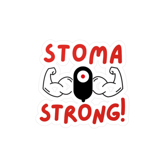 Stoma Strong Vinyl Decals - Empowering Stickers for Ostomates, People Living with Ostomies