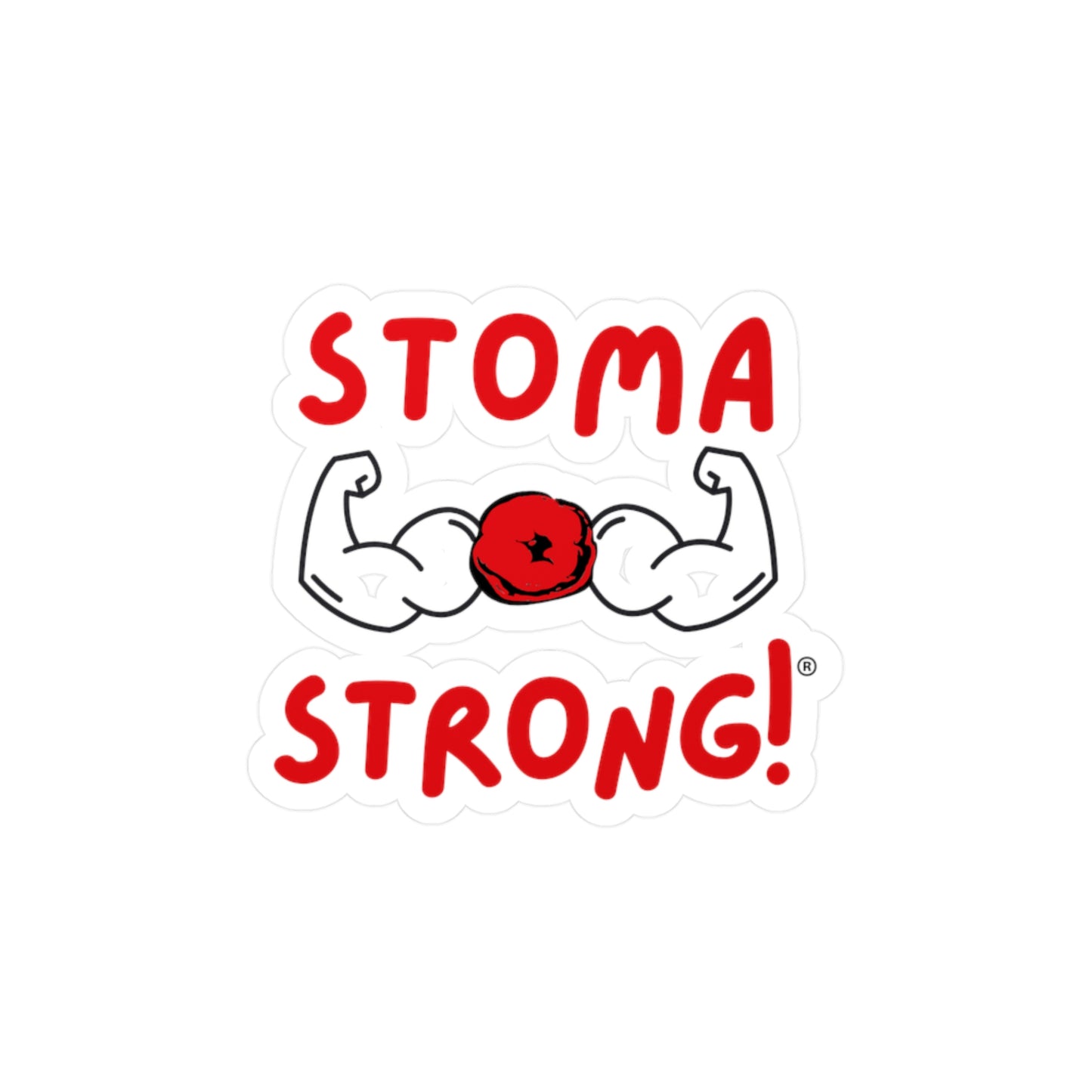 Stoma Strong Vinyl Decals - Empowering Stickers for Ostomates, People Living with Ostomies